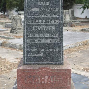 MARAIS Guillaume H. 1894-1935 &amp; Christina H. KOCH 1895-1965