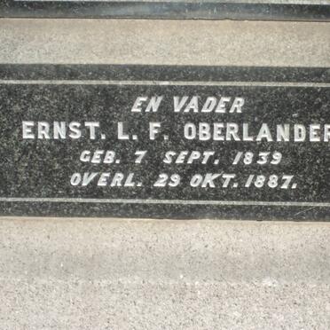 OBERLANDER Ernst. L.F. 1839-1887