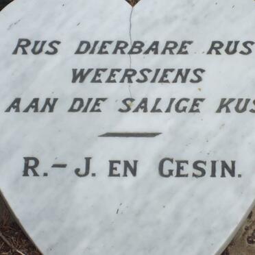 Van : R. - J. en Gesin