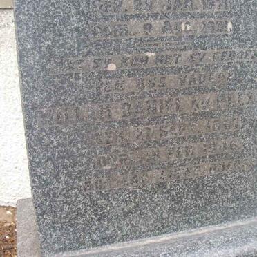 PLESSIS Willem Daniel, du ??-?? &amp; ?? Maria ?? ??-?? 