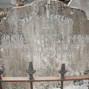 ROUX Jozua Jacobus, le 1809-1834