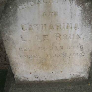ROUX Catharina L., le 1846-1914
