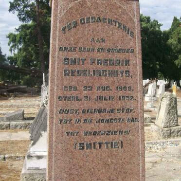 REDELINGHUYS Family gravesite