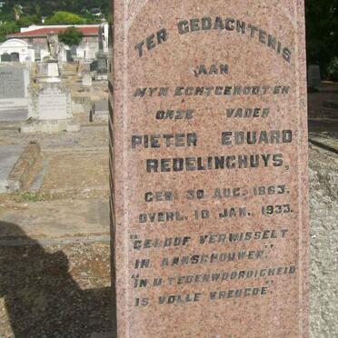REDELINGHUYS Pieter Eduard 1863-1933