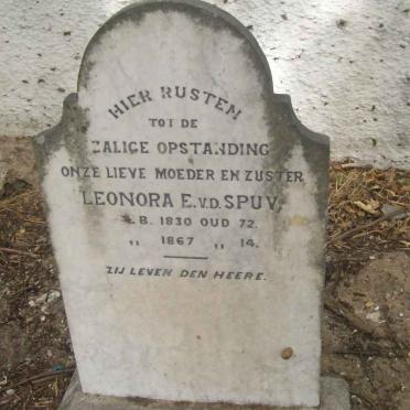 SPUV Leonora E., v.d. 1830- :: V.D. SPUV Leonora E. 1867-