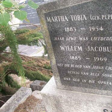 SCHOLTZ Willem Jacobus 1885-1969 &amp; Martha Tobia PEPLER 1883-1954