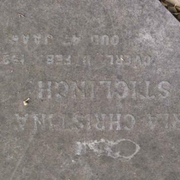 STIGLINGH Willem J. -1902 &amp; Anna S. SCHOLTZ -1916 ::STIGLINGH Maria Christina -1925 :: STIGLINGH Michael A. -19?3