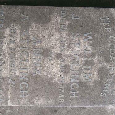 STIGLINGH Willem J. -1902 &amp; Anna S. SCHOLTZ -1916