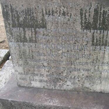 THERON Henrietta Cornelia nee VAN NIEKERK -192?