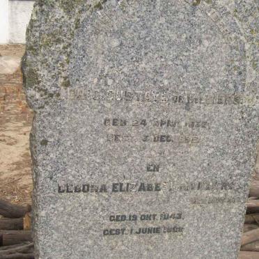 VILLIERS Eric Gustavs, de 1832-1892 &amp; Debora Elizabeth nee ?? 1843-1919