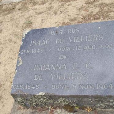 VILLIERS Isaac, de 1843-1902 &amp; Johanna E.C. 1848-1904