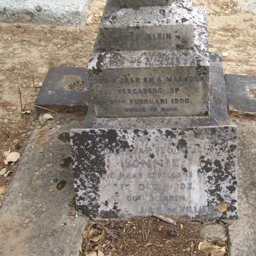 VILLIERS Edie, de -1900 :: DE VILLIERS Sonnie -1903 