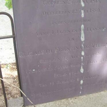 VILLIERS Elizabeth Francina, de 1821-1881