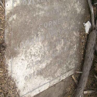 VILLIERS Jan Stephanus, de 184?-?? &amp; Cornelia Johanna LOUW 18??-??