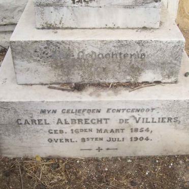 VILLIERS C.A., de &amp; Family 1888