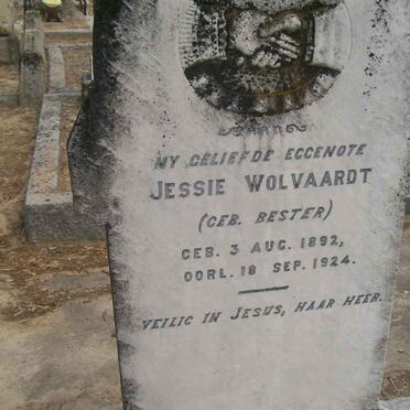 WOLVAARDT Jessie nee BESTER 1892-1924