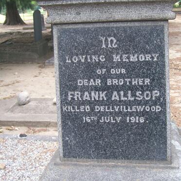 ALLSOP Frank -1916 