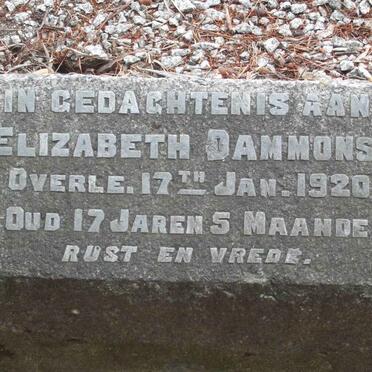 DAMMONSE Elizabeth -1920