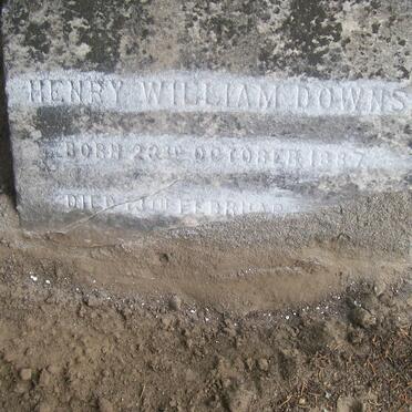 DOWNS Henry William 1887-??