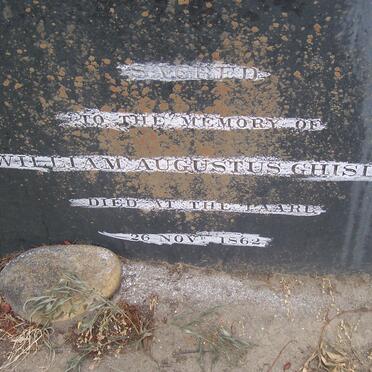 GHISLIN William Augustus -1862