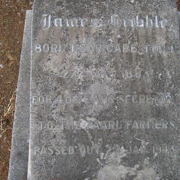 GRIBBLE James 1863-1943