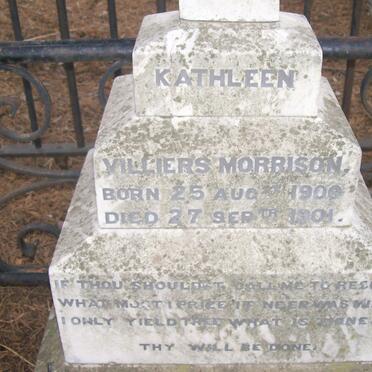 MORRISON Kathleen Villiers 1900-1901