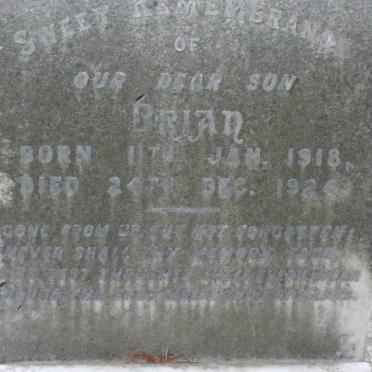 RING Brian 1918-1924 