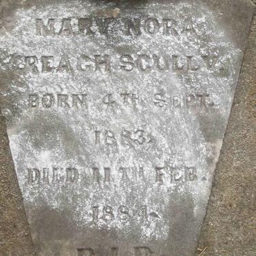 SCULLY Mary Nora ? 1883-1884