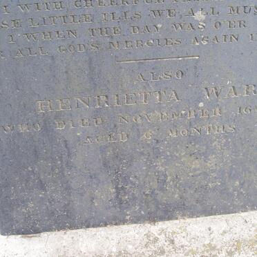 WARD Henrietta -1861