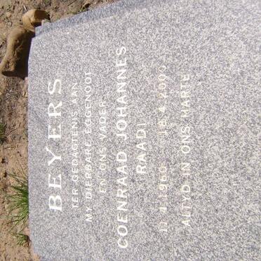 BEYERS Coenraad Johannes 1960-2000