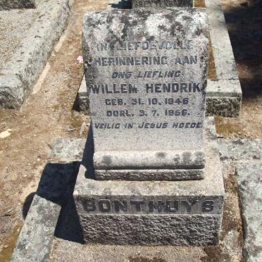 BONTHUYS Willem Hendrik 1946-1956