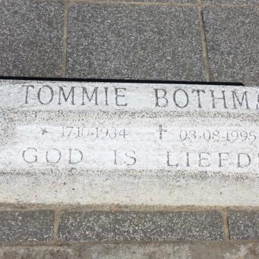BOTHMA Tommie 1934-1995