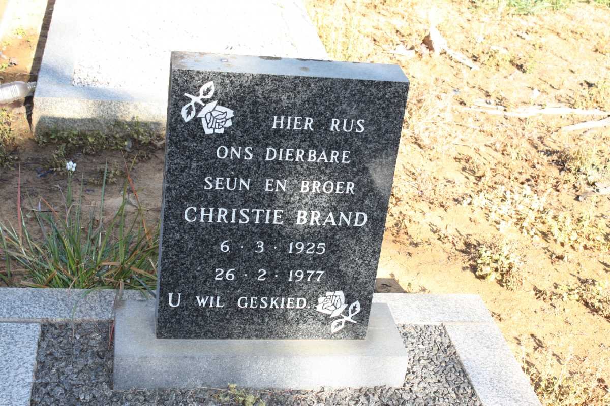 BRAND Christie 1925-1977