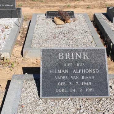 BRINK Hilman Alphonso 1945-1981