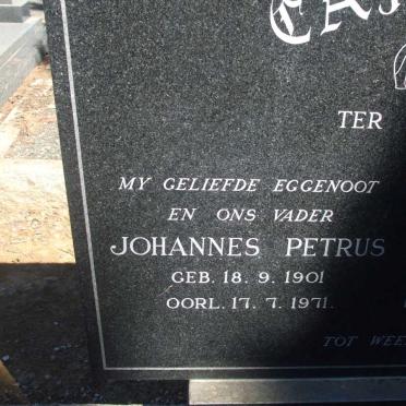 CARSTENS Johannes Petrus 1901-1971 &amp; Susanna Johanna 1910-2003