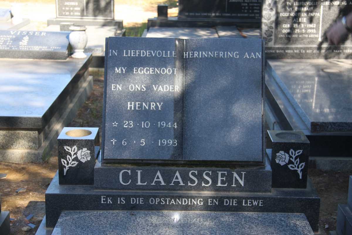 CLAASSEN Henry 1944-1993