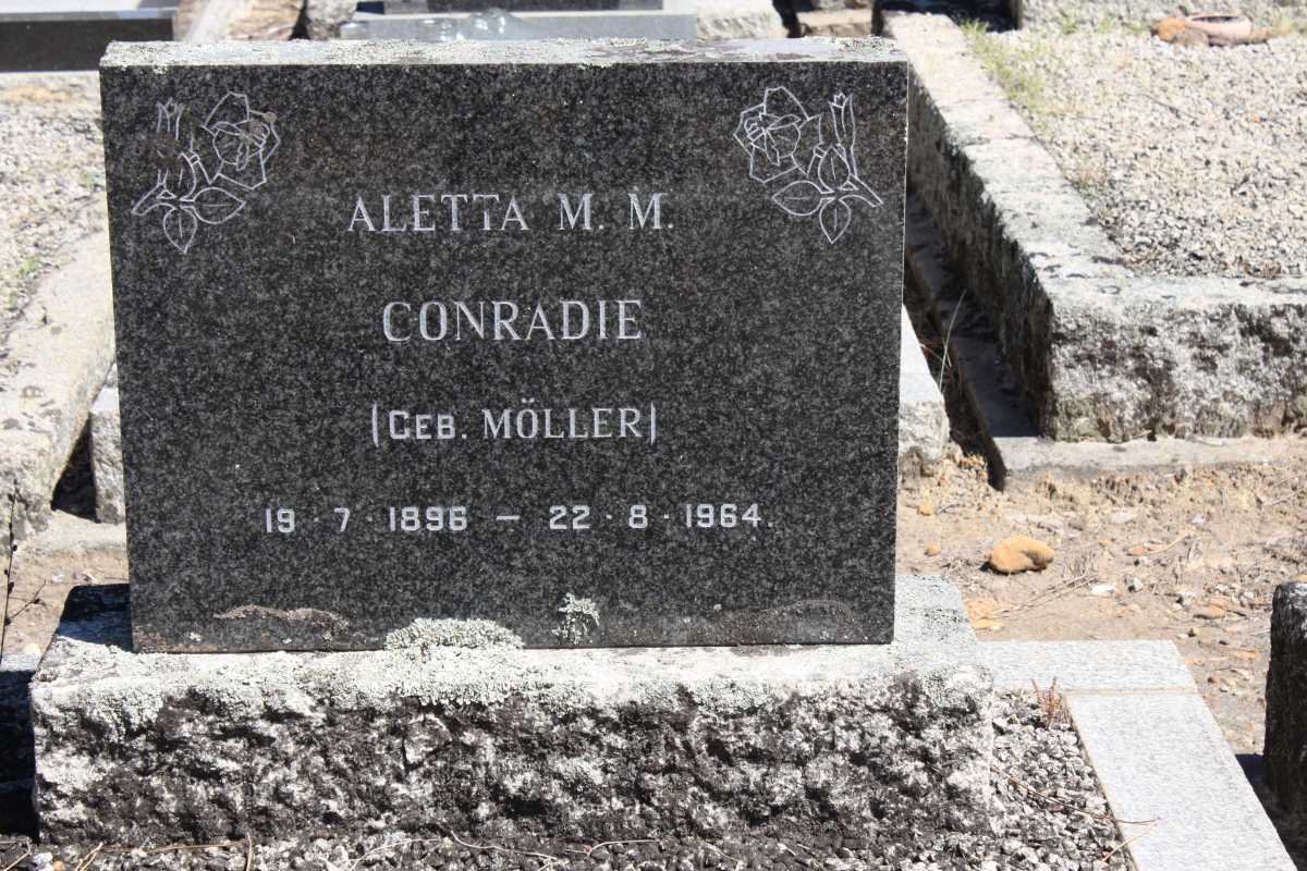 CONRADIE Aletta M.M. nee MOLLER 1896-1964