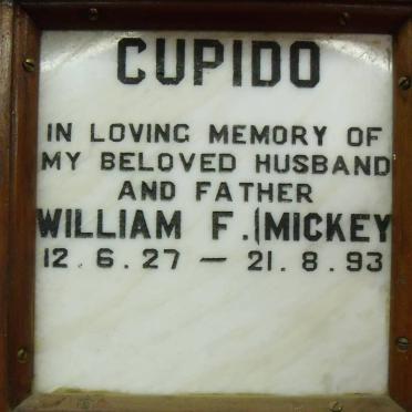CUPIDO William F. 1927-1993