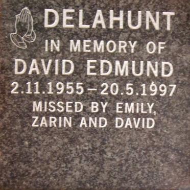 DELAHUNT David Edmund 1955-1997