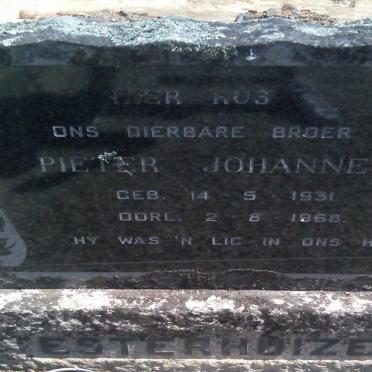 ESTERHUIZEN Pieter Johannes 1931-1968