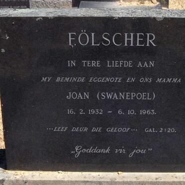 FöLSCHER Joan nee SWANEPOEL 1932-1963