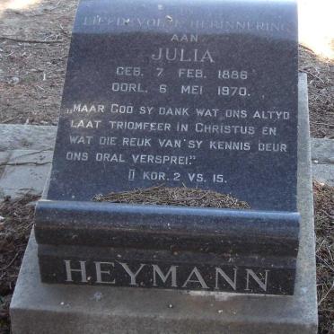 HEYMANN Julia 1886-1970