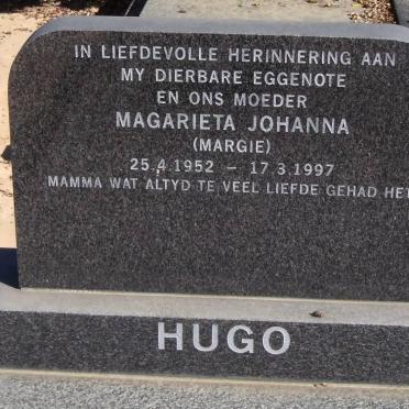 HUGO Magarieta Johanna 1952-1997