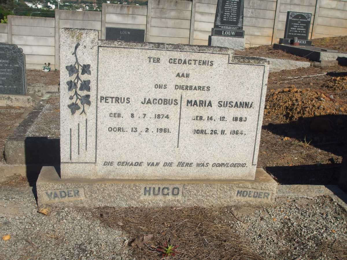 HUGO Petrus Jacobus 1874-1961 &amp; Maria Susanna 1880-1964