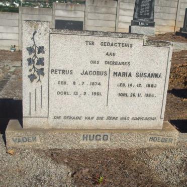 HUGO Petrus Jacobus 1874-1961 &amp; Maria Susanna 1880-1964