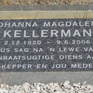 KELLERMAN Johanna Magdalena 1920-2006