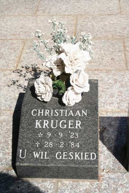 KRUGER Christiaan 1923-1984