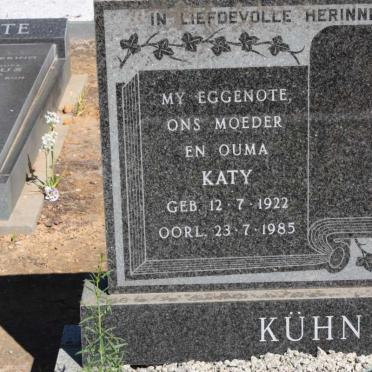 KUHN Katy 1922-1985
