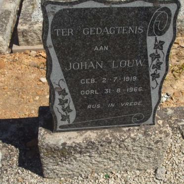 LOUW Johan 1919-1966