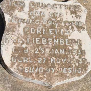 LIEBENBERG Cornelia 1933-1933